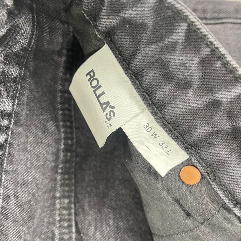 Rolla's Jeans Womens 30x32 Black Straight Leg Vintage‎ Inspired Australian Denim - Picture 3 of 10